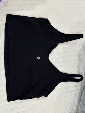 lululemon athletica Black Supportive Crop Tank